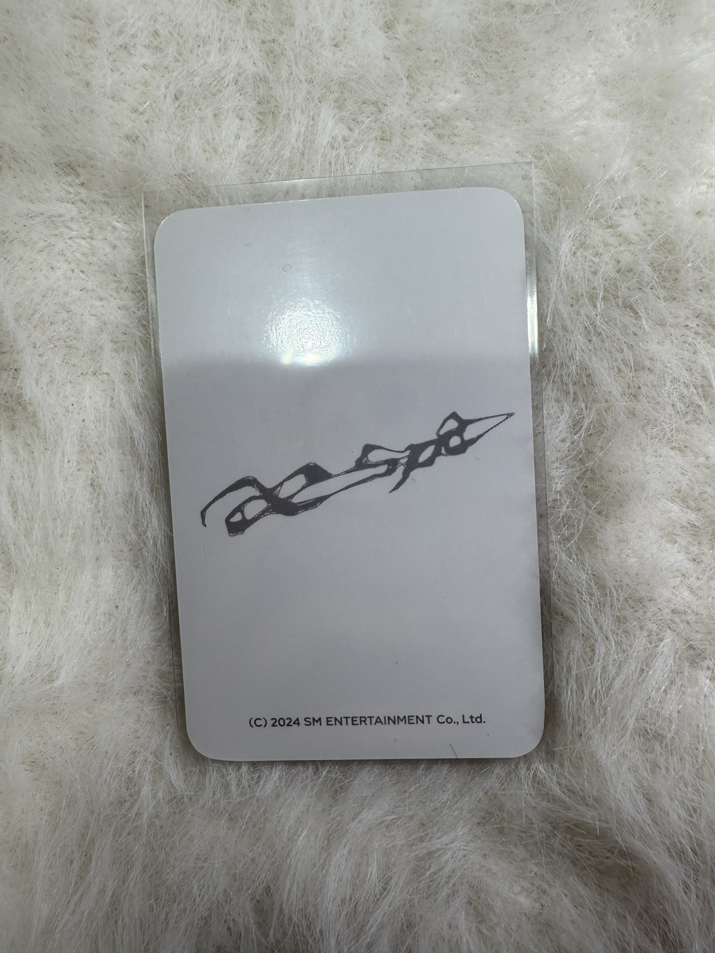 aespa周邊卡 鯊魚夾柚