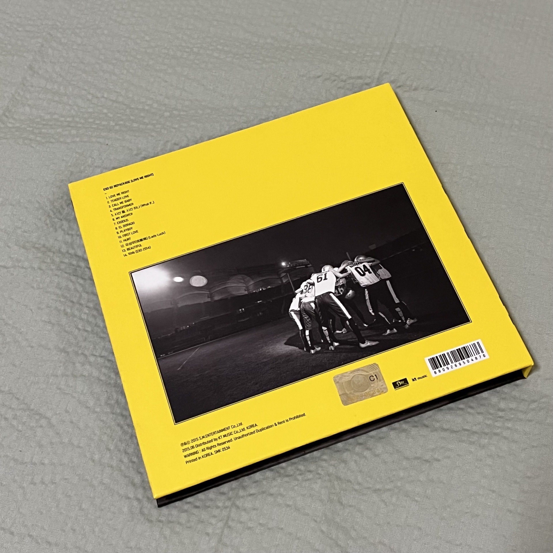 【兩張合售】EXO The 2nd REPACKAGE Album [LOVE ME RIGHT]／EXODUS