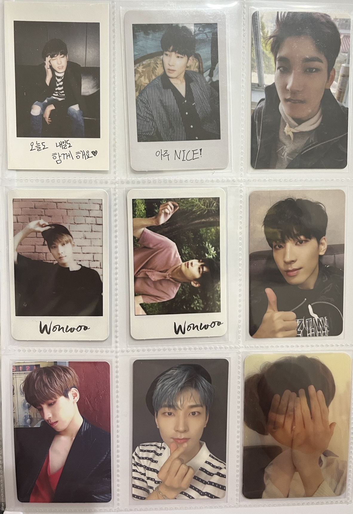 WONWOO 歷代 專卡（2015-2022）