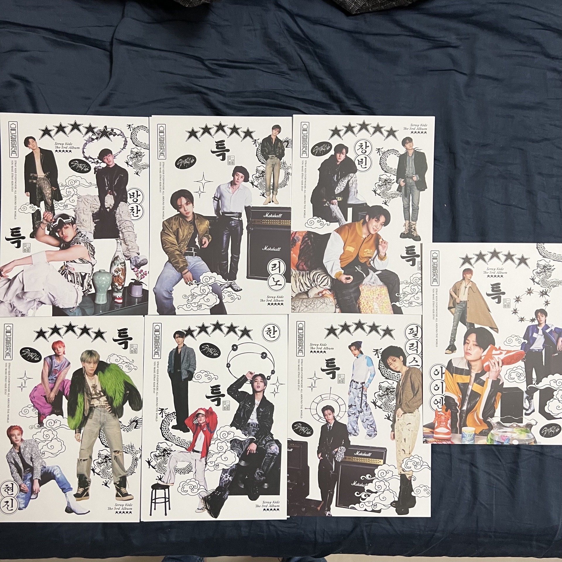 Stray kids 5star 5星 OOTD 隨機大卡