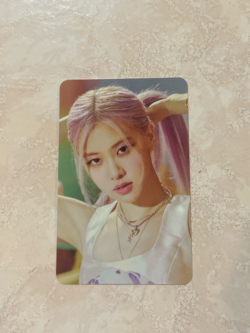 blackpink 4+1 Rosé 肉 小卡