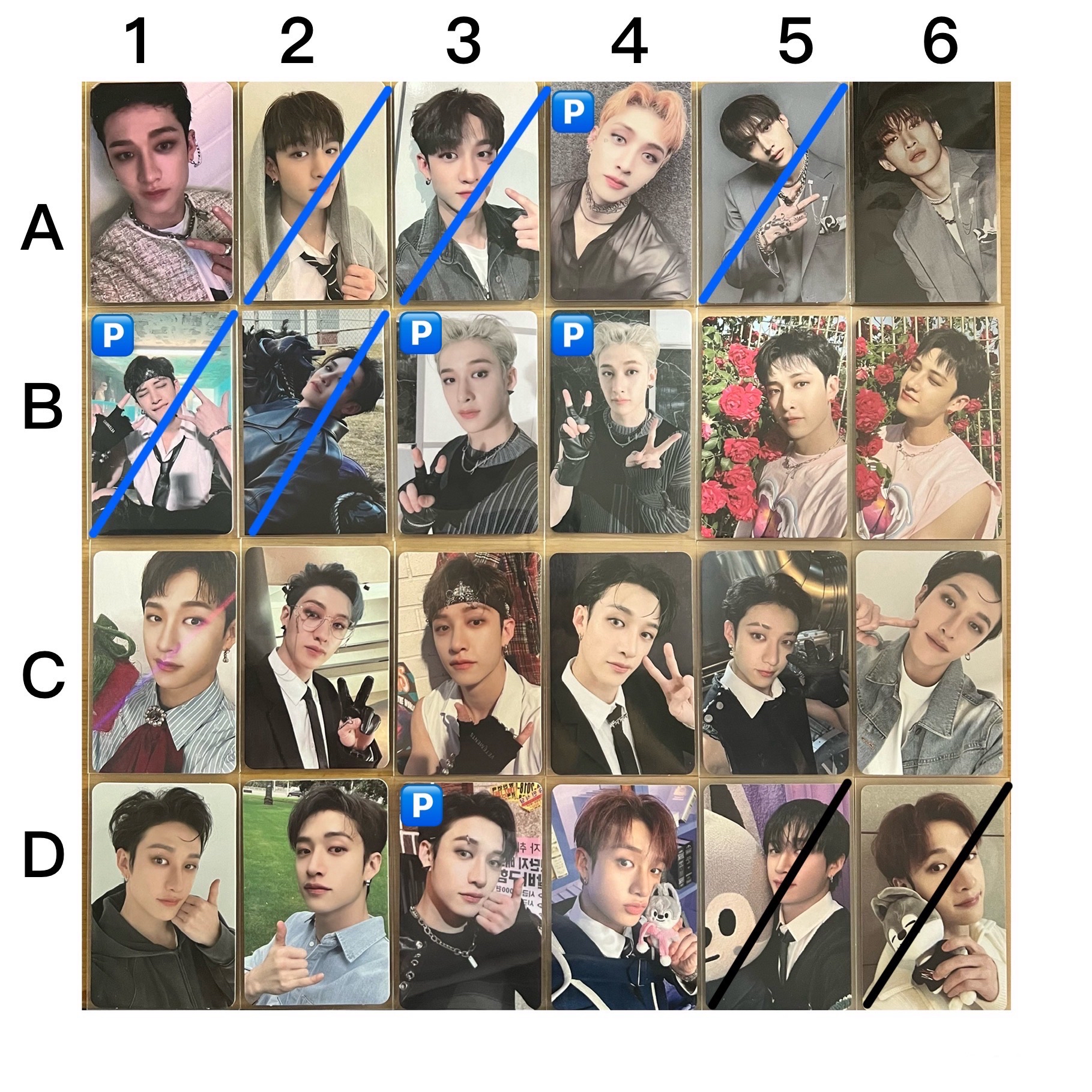 Stray Kids Bang Chan 方燦小卡1/3