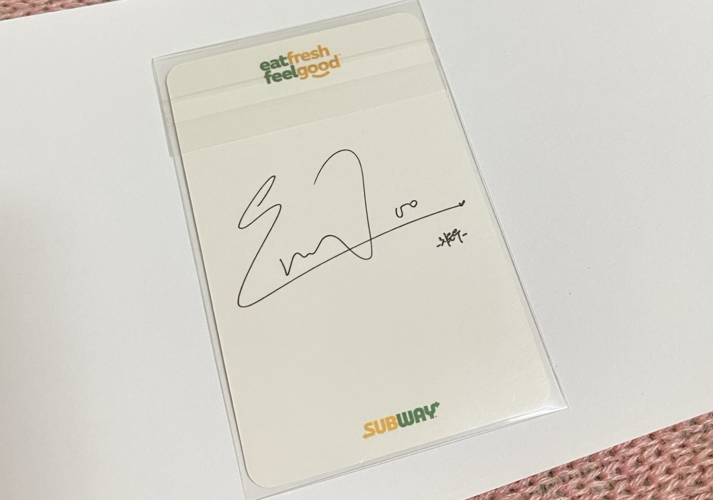 SUBWAY代言卡 車銀優