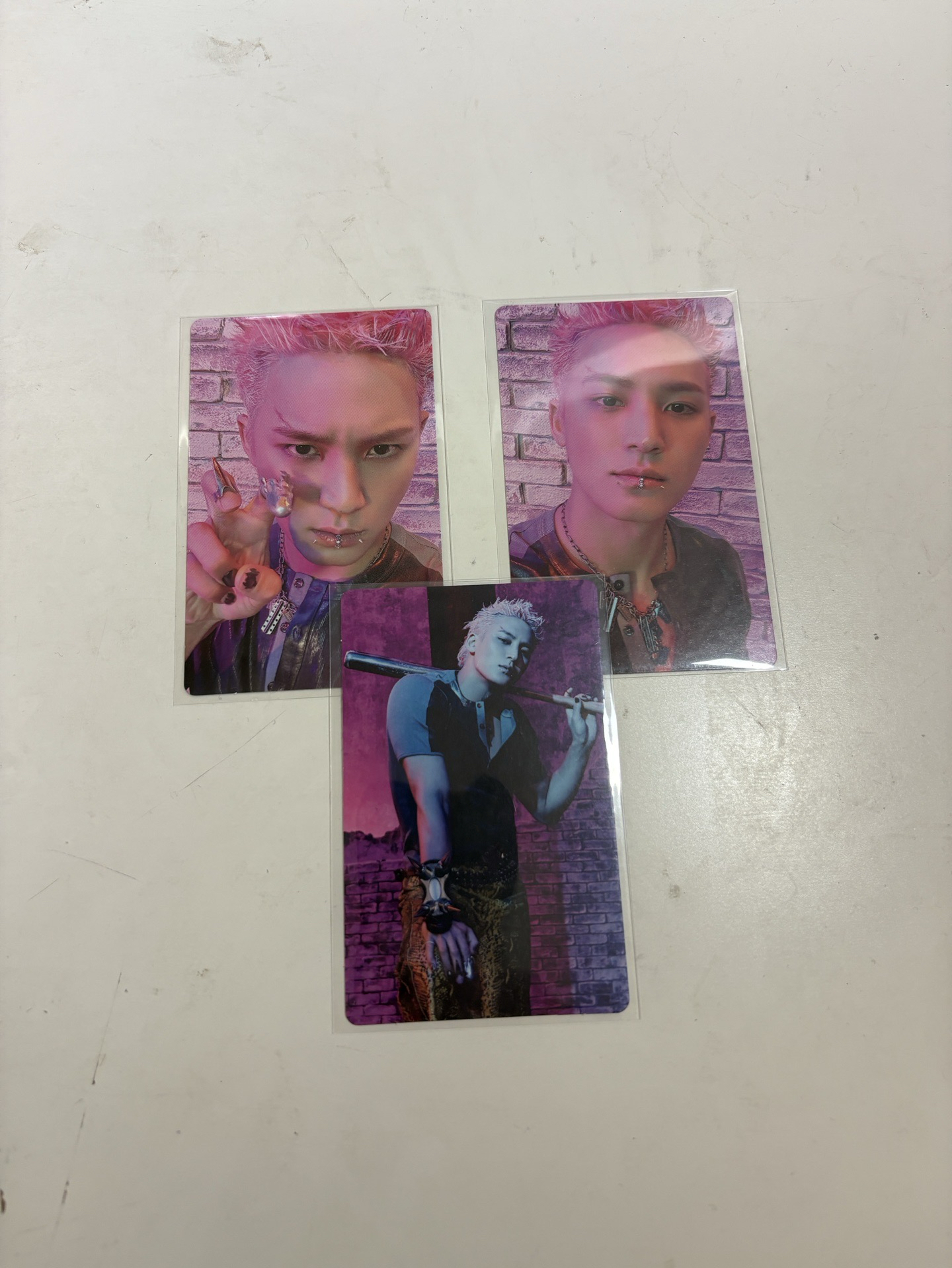 金珉奎 正五 電子專小卡*3