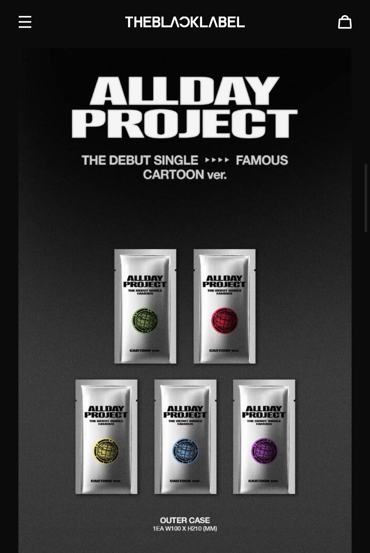 AllDay Project 迷你一輯 卡通版