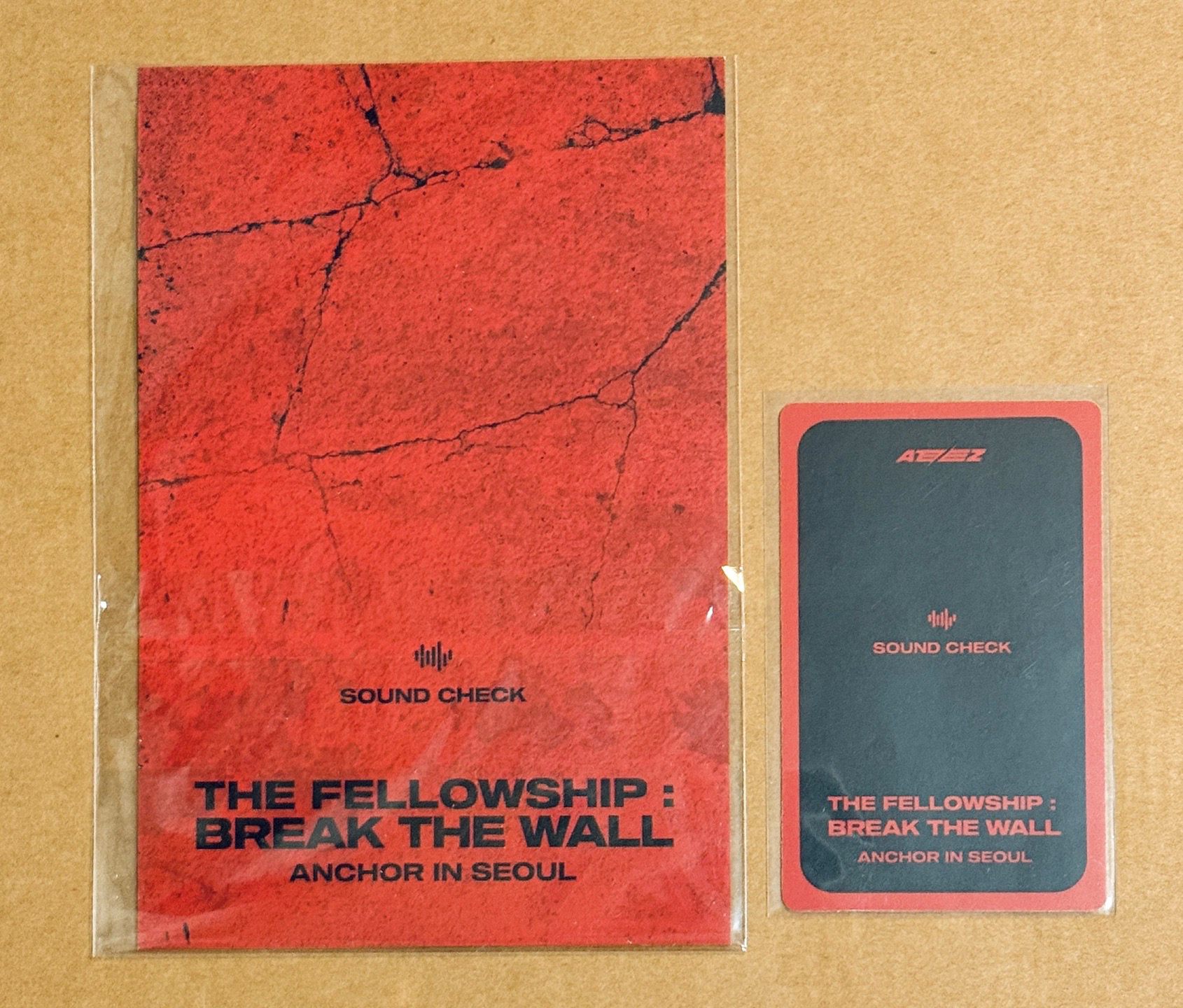 BREAK THE WALL 首爾安可場 彩排組 明信片+小卡 旼琦