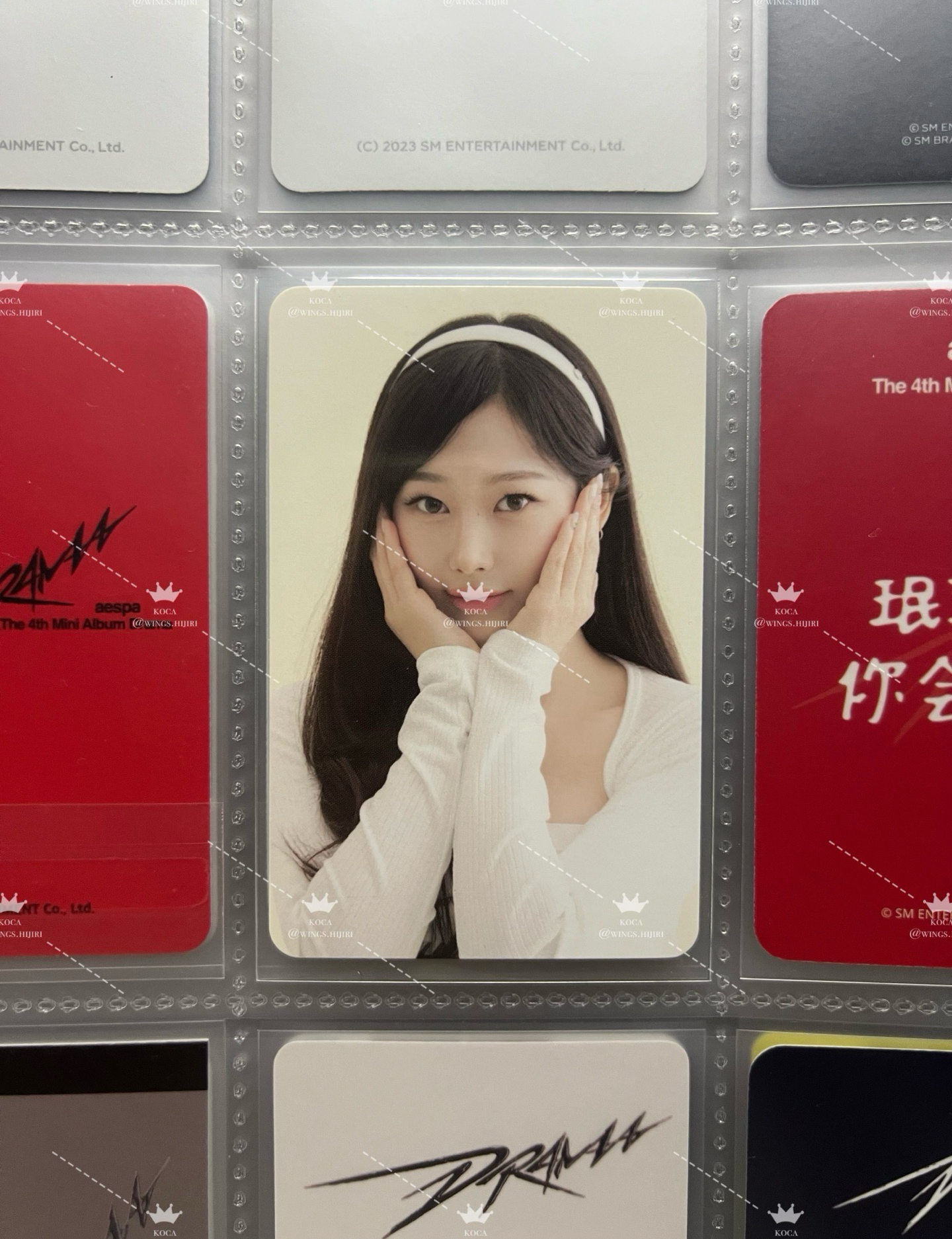 aespa | 2024 年曆固配小卡 | Giselle