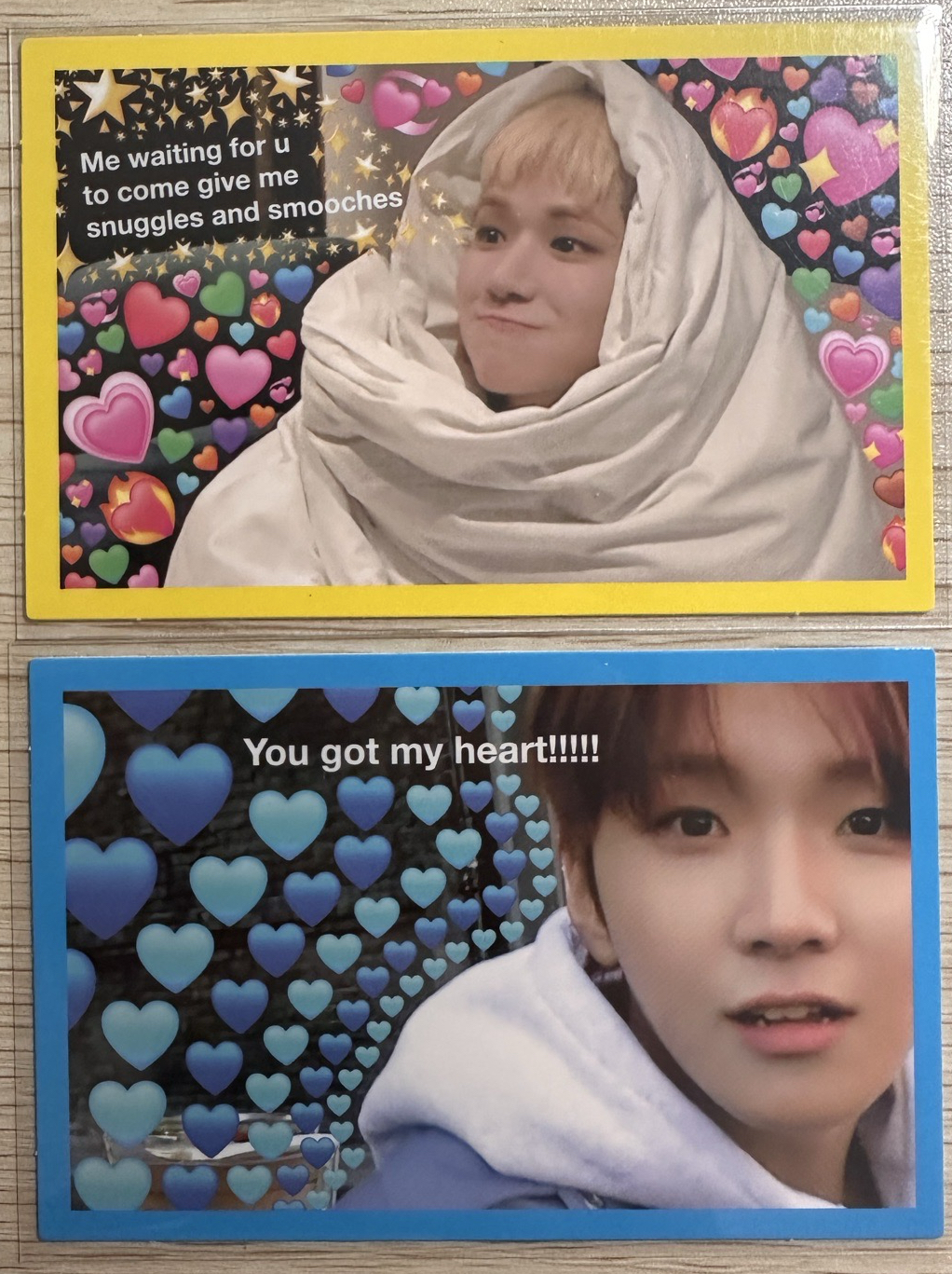 BOYNEXTDOOR ⌂ Riwoo&Woonhak梗圖小卡