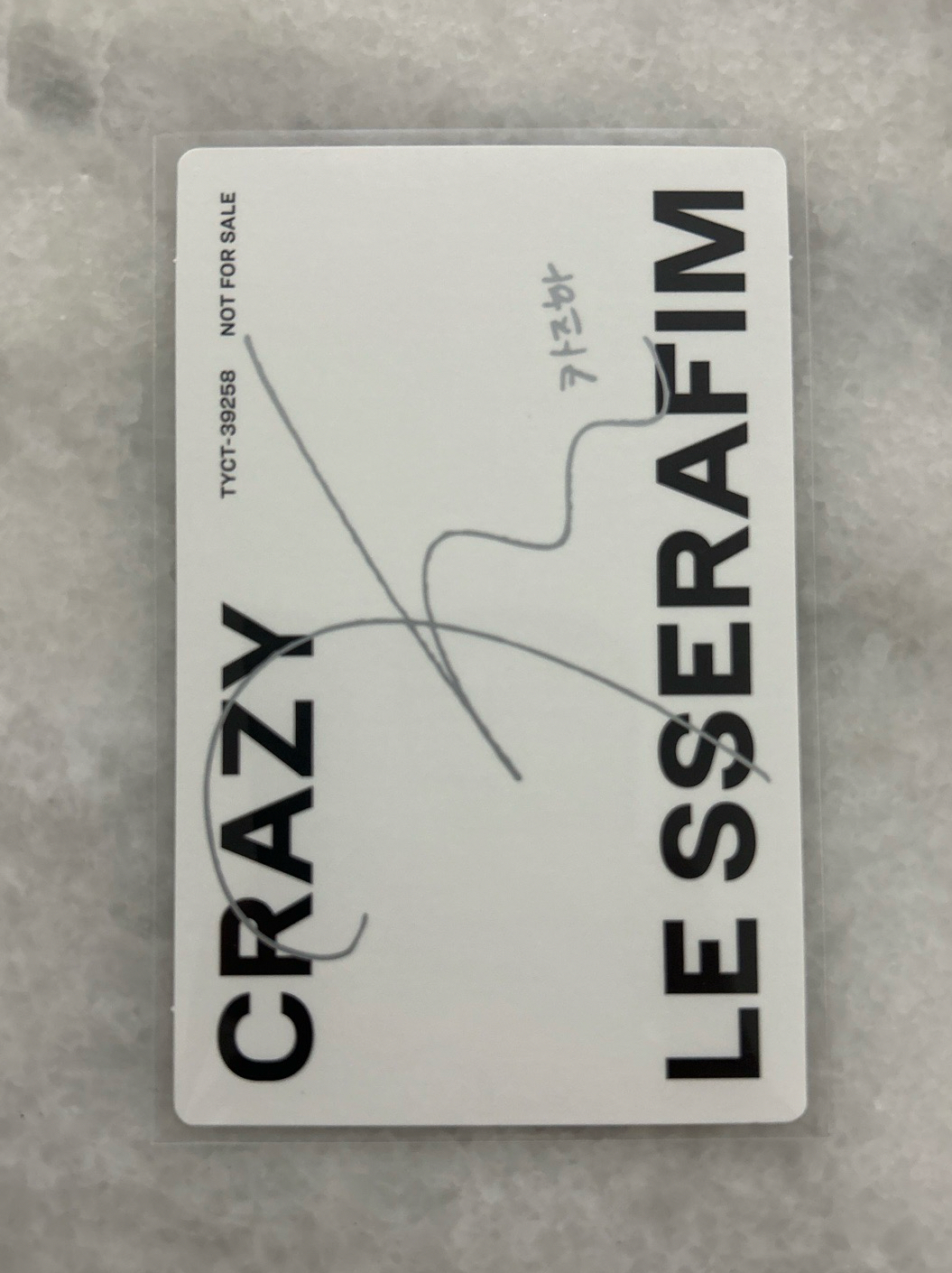 CRAZY JP 一葉 單封 印簽