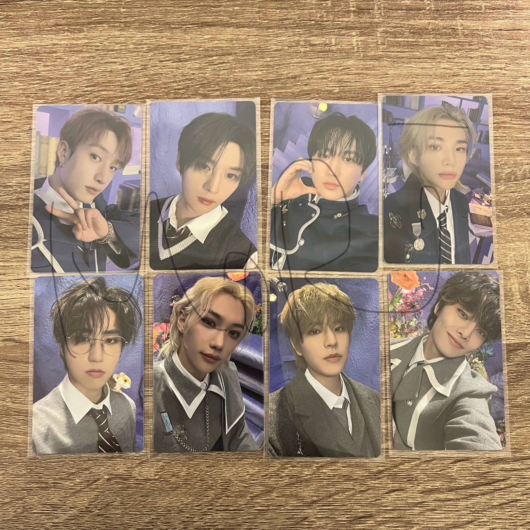 Stray kids 韓國 4期 魔法學校 周邊 線上 滿額卡 小卡 magic school