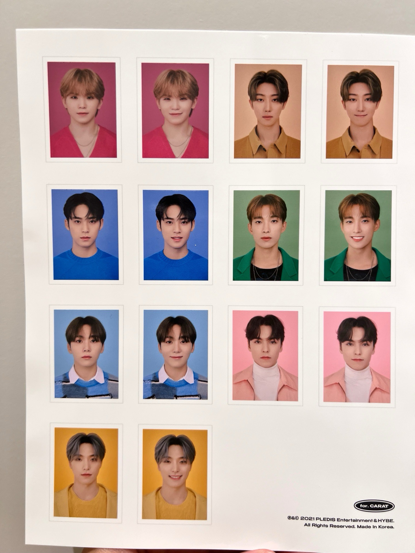 💙碩 22年曆小卡、拍立得、證件照&寛率碩秀俊證件照