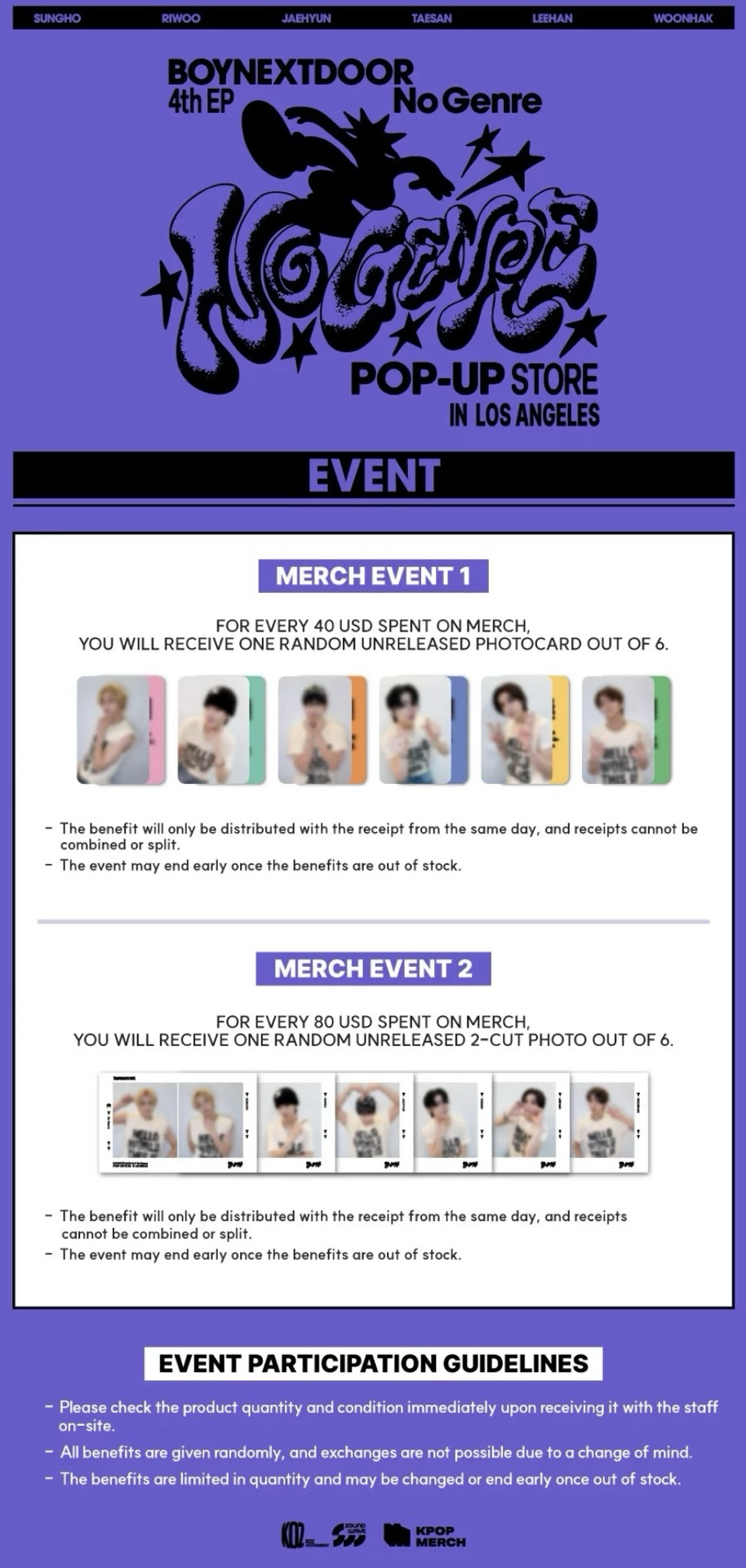 📍LA線下快閃滿額