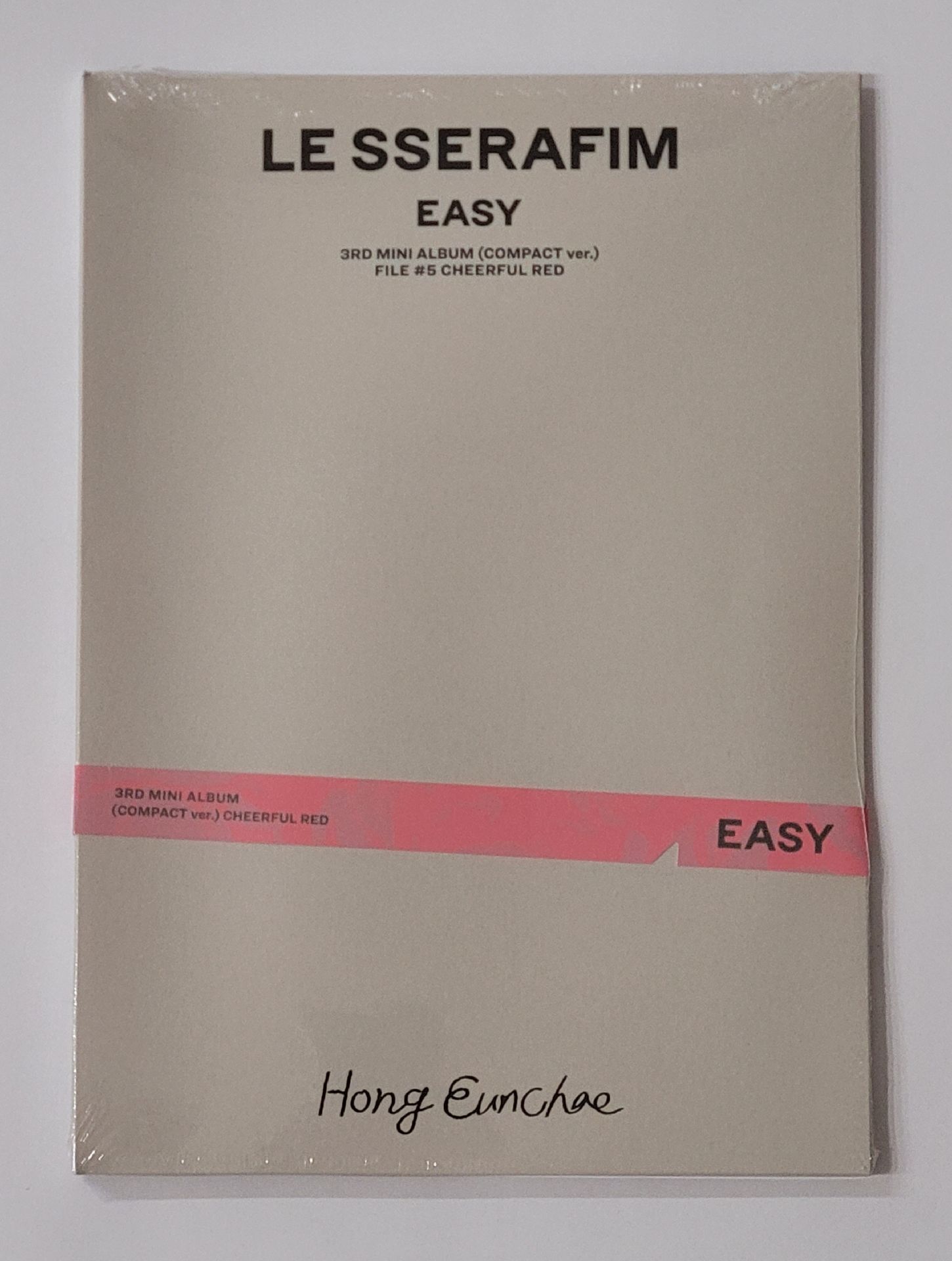 LE SSERAFIM EASY 未拆專 COMPACT版 EUNCHAE 單封