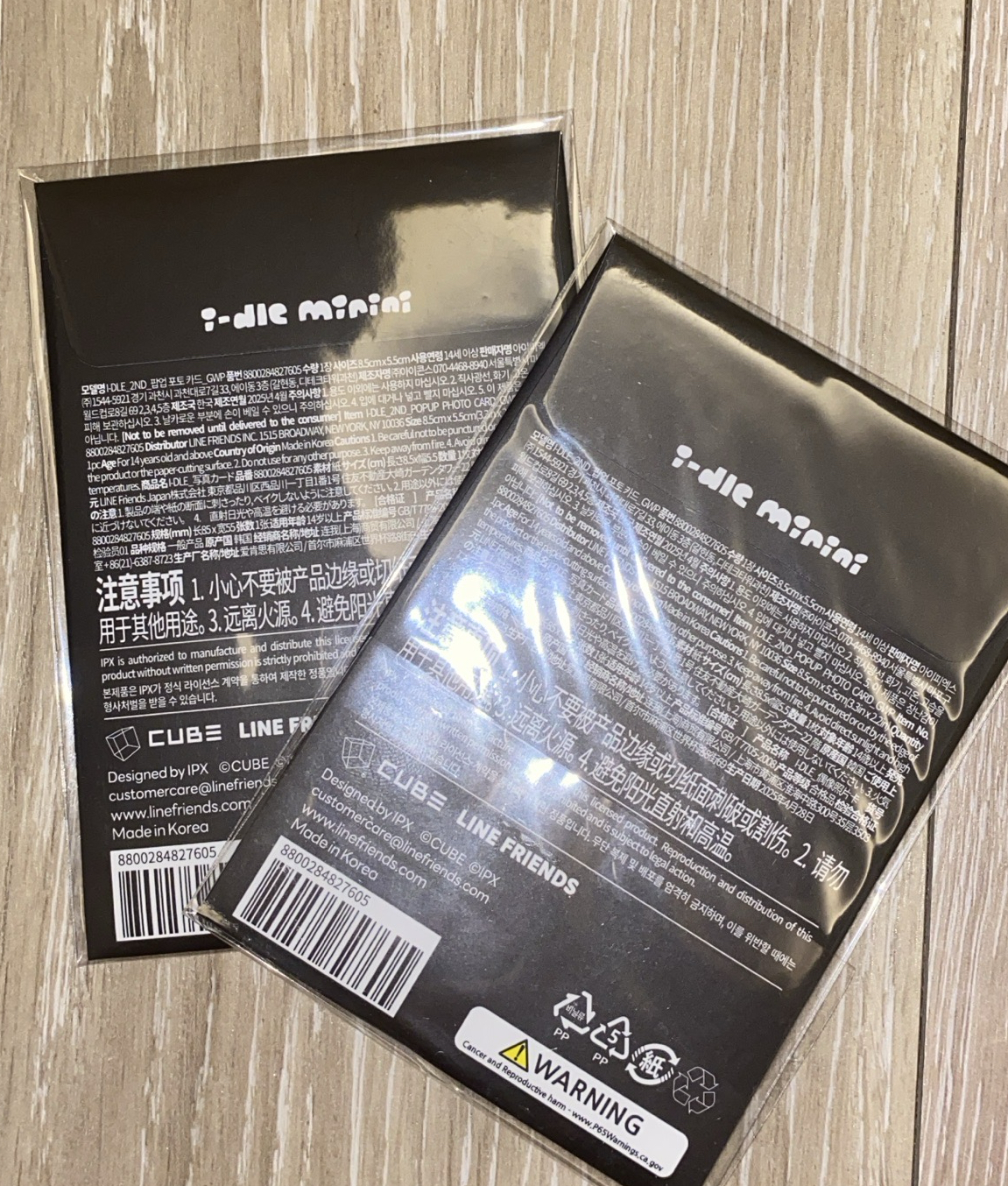 idle 迷八場週「未拆」滿額卡