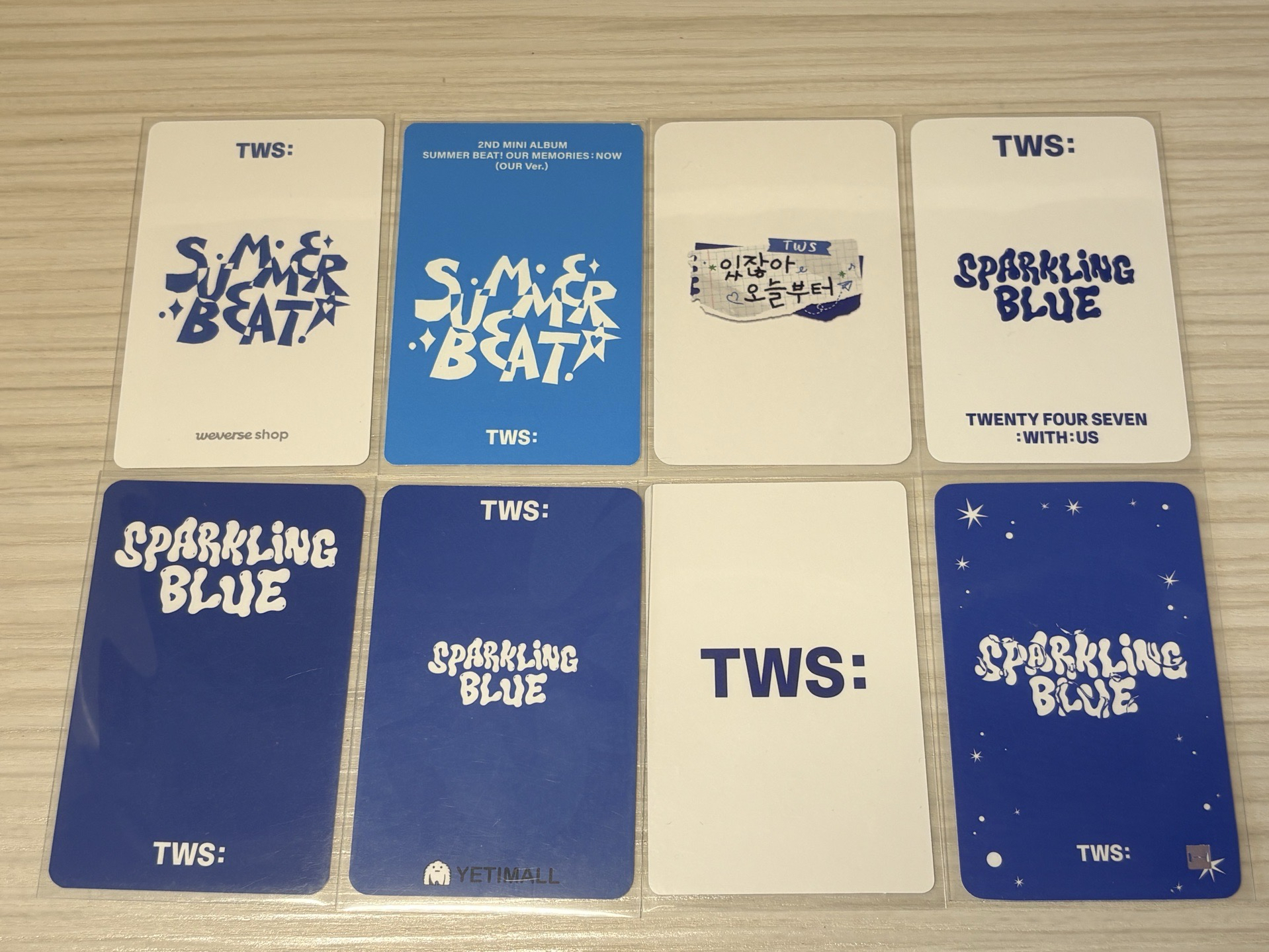 Tws韓振小卡 迷一 迷二