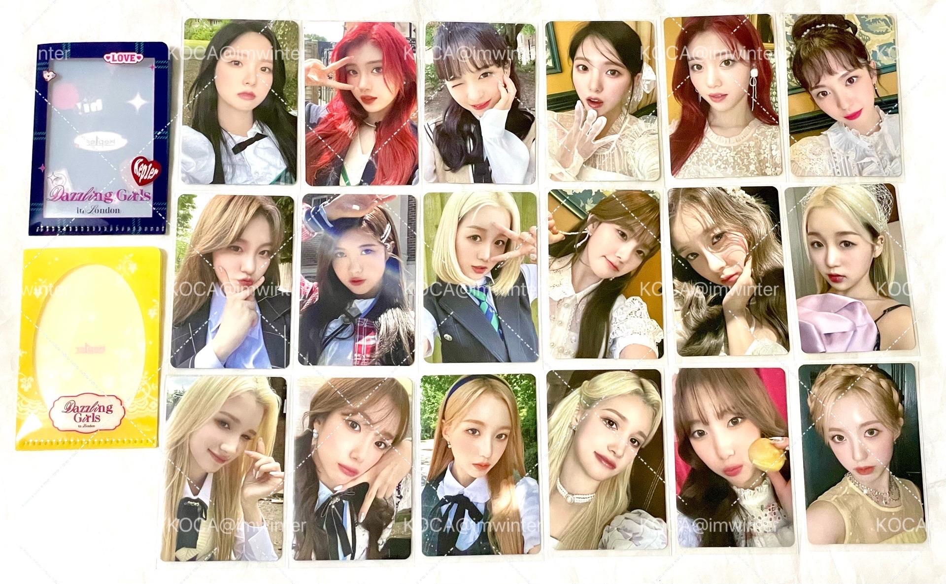 Kep1er 倫敦寫真小卡組