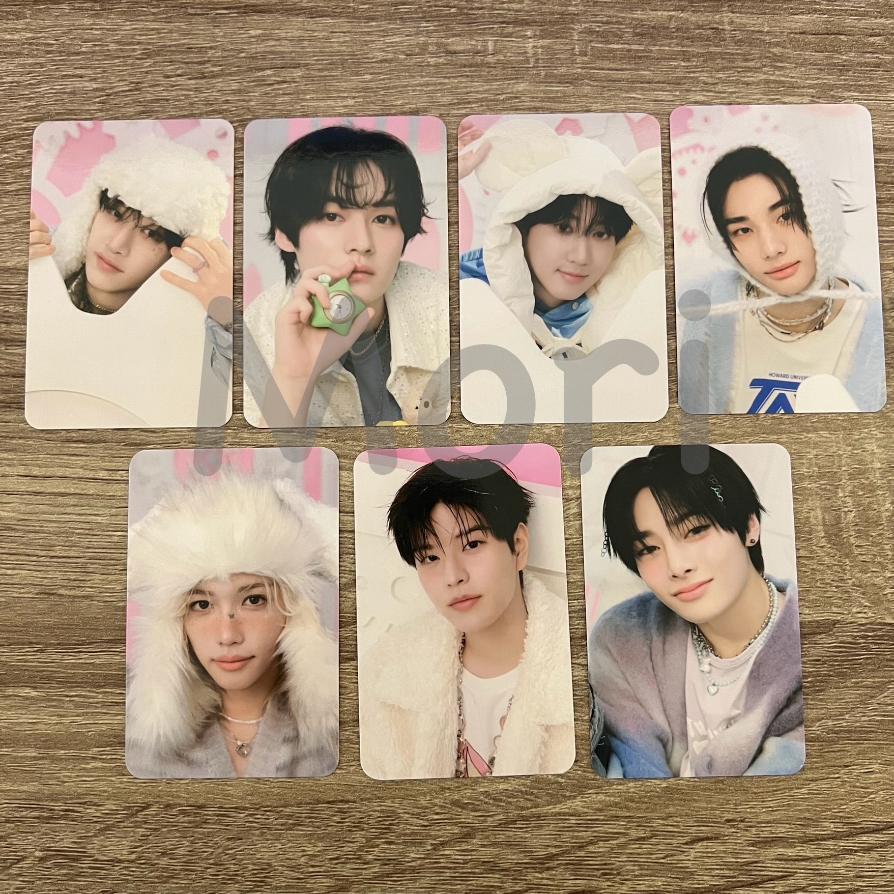 Stray kids 5期 5’clock 周邊 膠帶 小卡