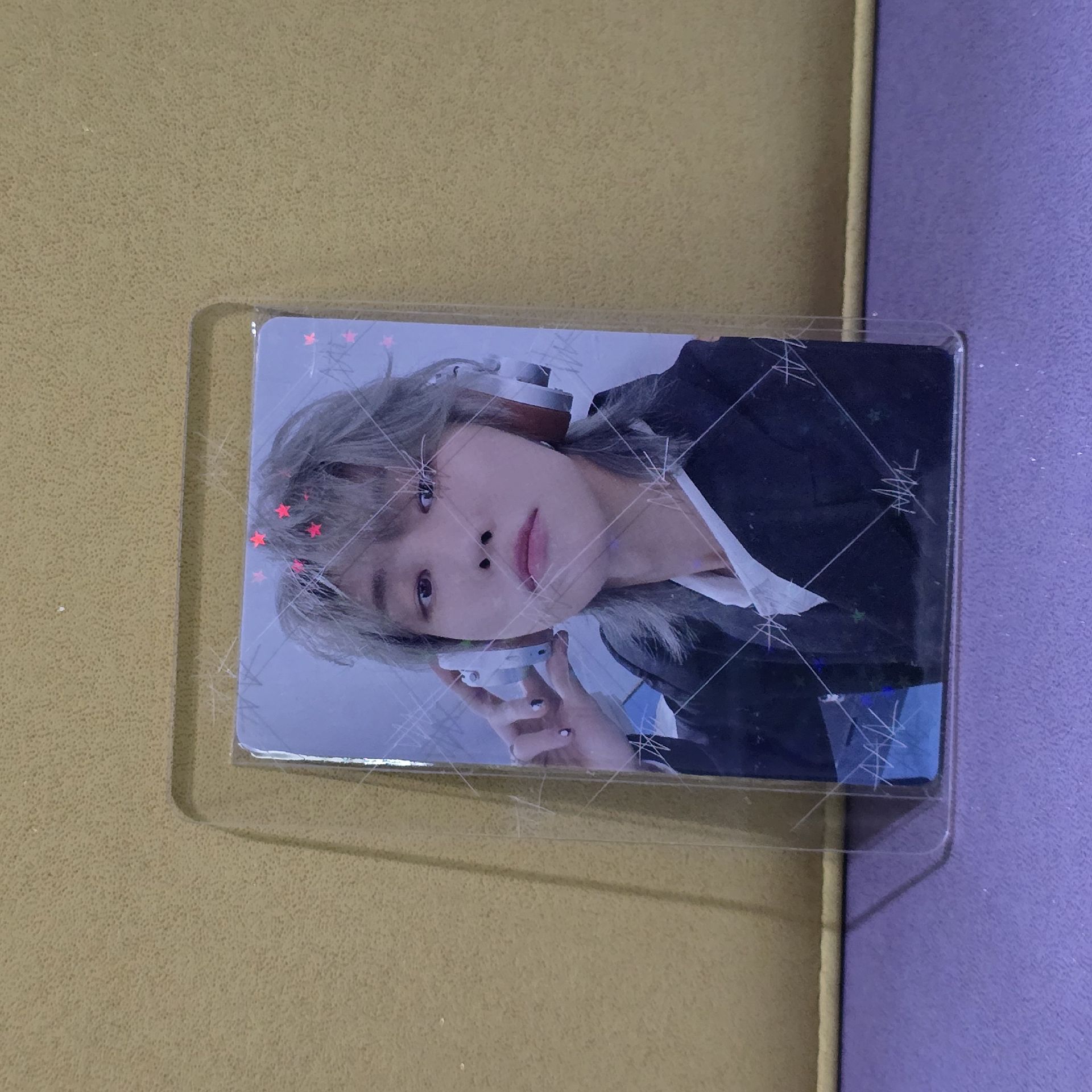 戴耳機的蛙蛙小八 星星閃卡