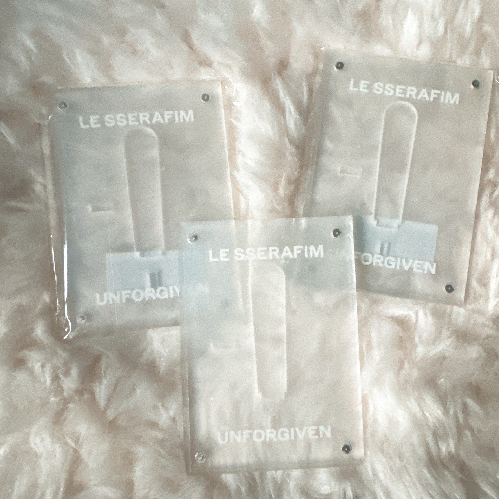 LE SSERAFIM UNFORGIVEN weverse 卡框特典