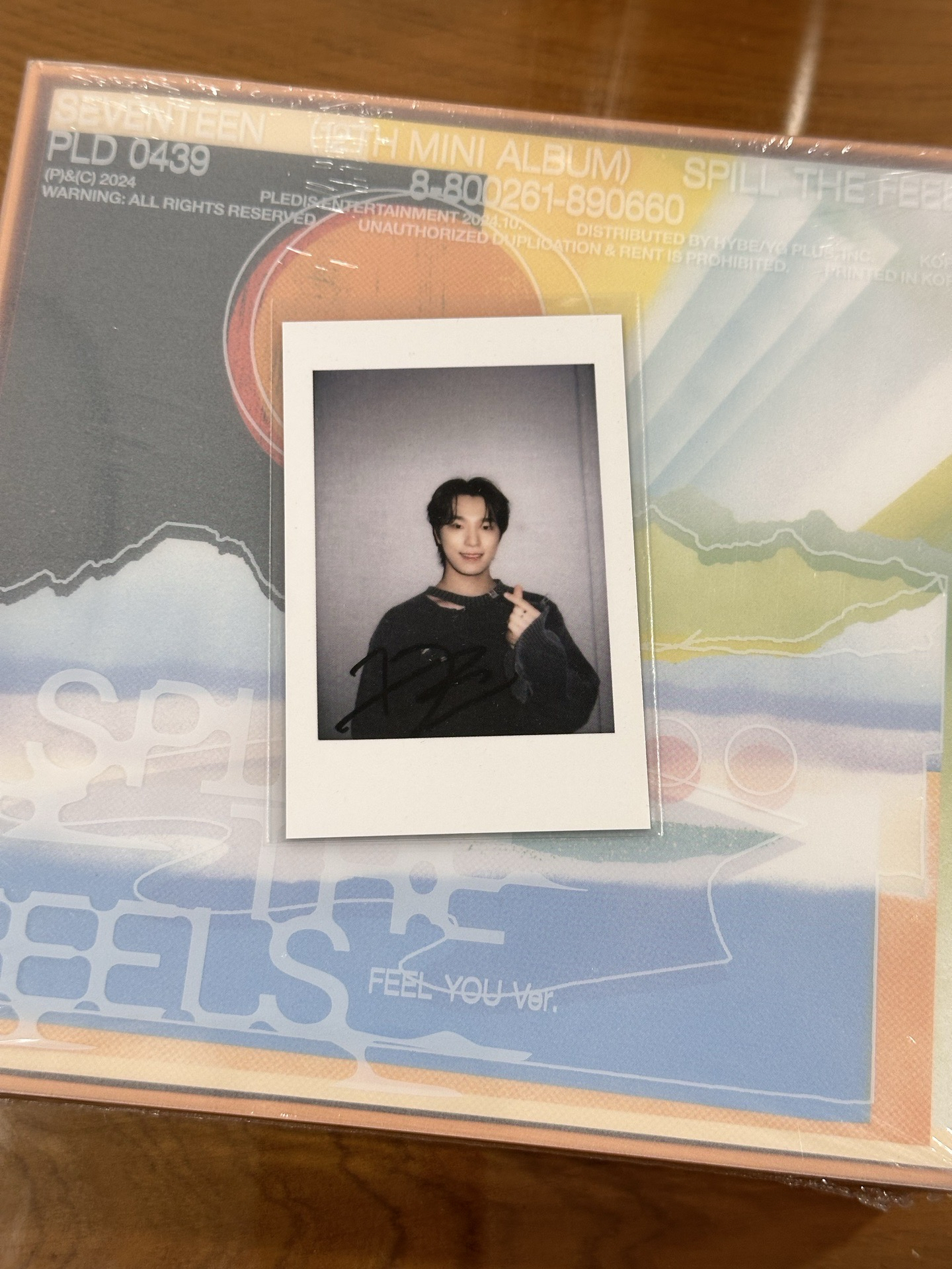 李燦一直娛上海跨年限定B款拍立得特典